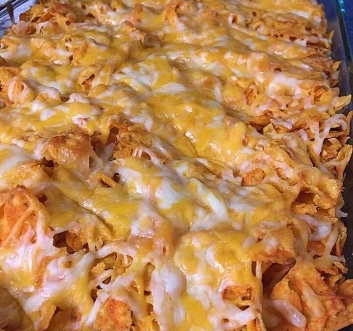 Cheesy and Crunchy Doritos Chicken Casserole